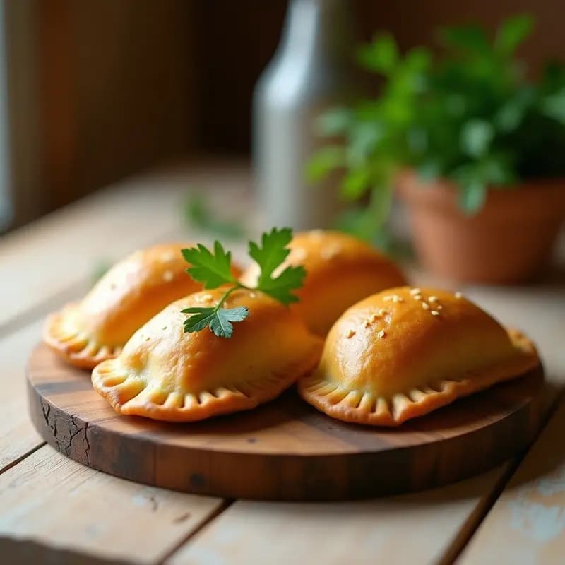 Empanadas de Yuca Rellenas de Palmeras y Queso de Mandioca: Receta Brasileña Sin Gluten