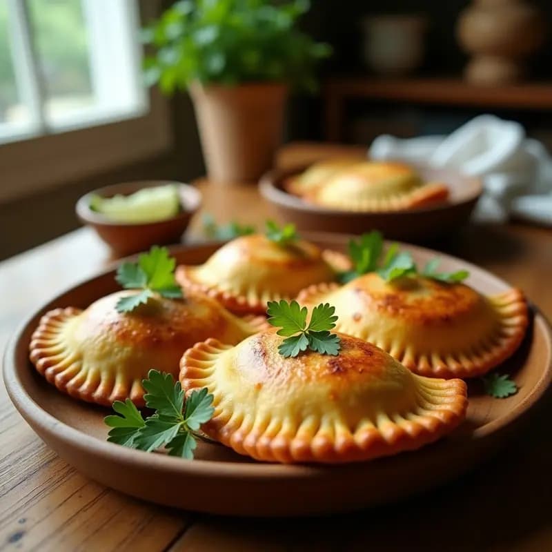 Empanadas de Yuca Rellena de Pescado Ahumado: Receta Brasileña Sin Gluten en Airfryer