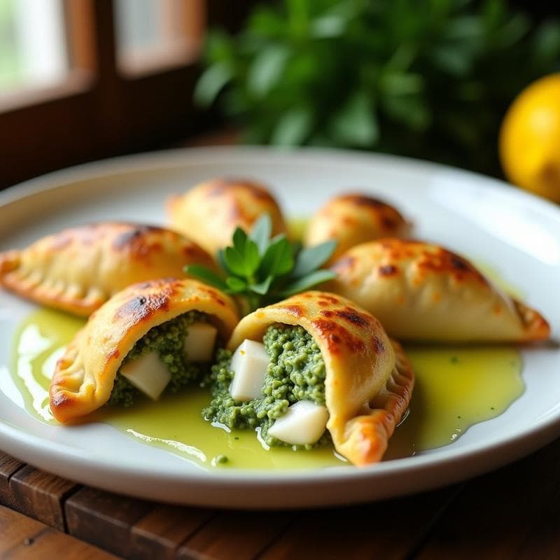 Empanadas de Yuca Rellenas de Pescado Blanco y Salsa Verde: Receta Sin Gluten en Thermomix