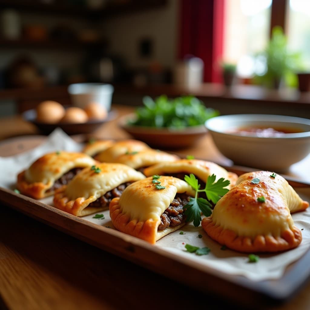 Empanadas de Yuca Rellenas de Picadillo de Champiñones Portobello: Receta Vegana Argentina