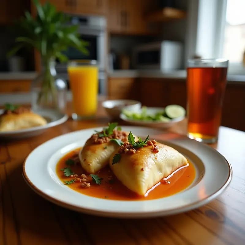 Empanadas de Masa de Yuca con Relleno de Picadillo de Insectos: Receta Prehispánica Mexicana