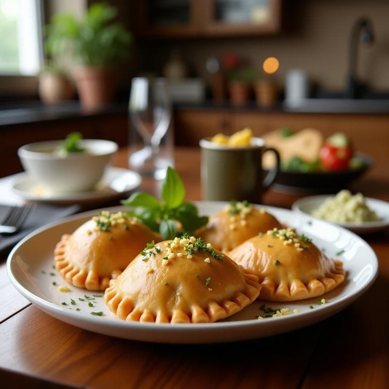 Empanadas de Yuca Rellena de Picadillo de Lentillas: Receta Colombiana Sin Gluten en Thermomix