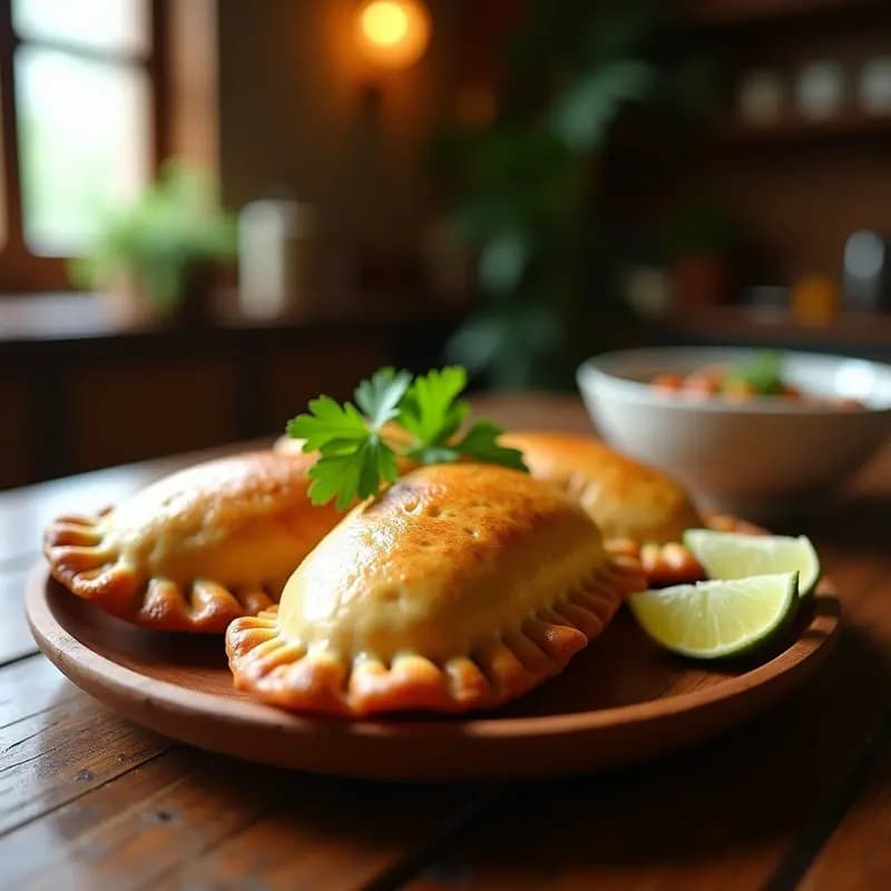 Empanadas de Masa de Yuca y Picadillo de Seitan: Receta Colombiana Vegana para Tupper