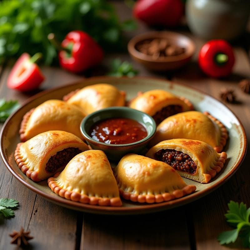 Empanadas de Yuca Rellena de Picadillo de Soja: Receta Colombiana Vegana en Olla Exprés