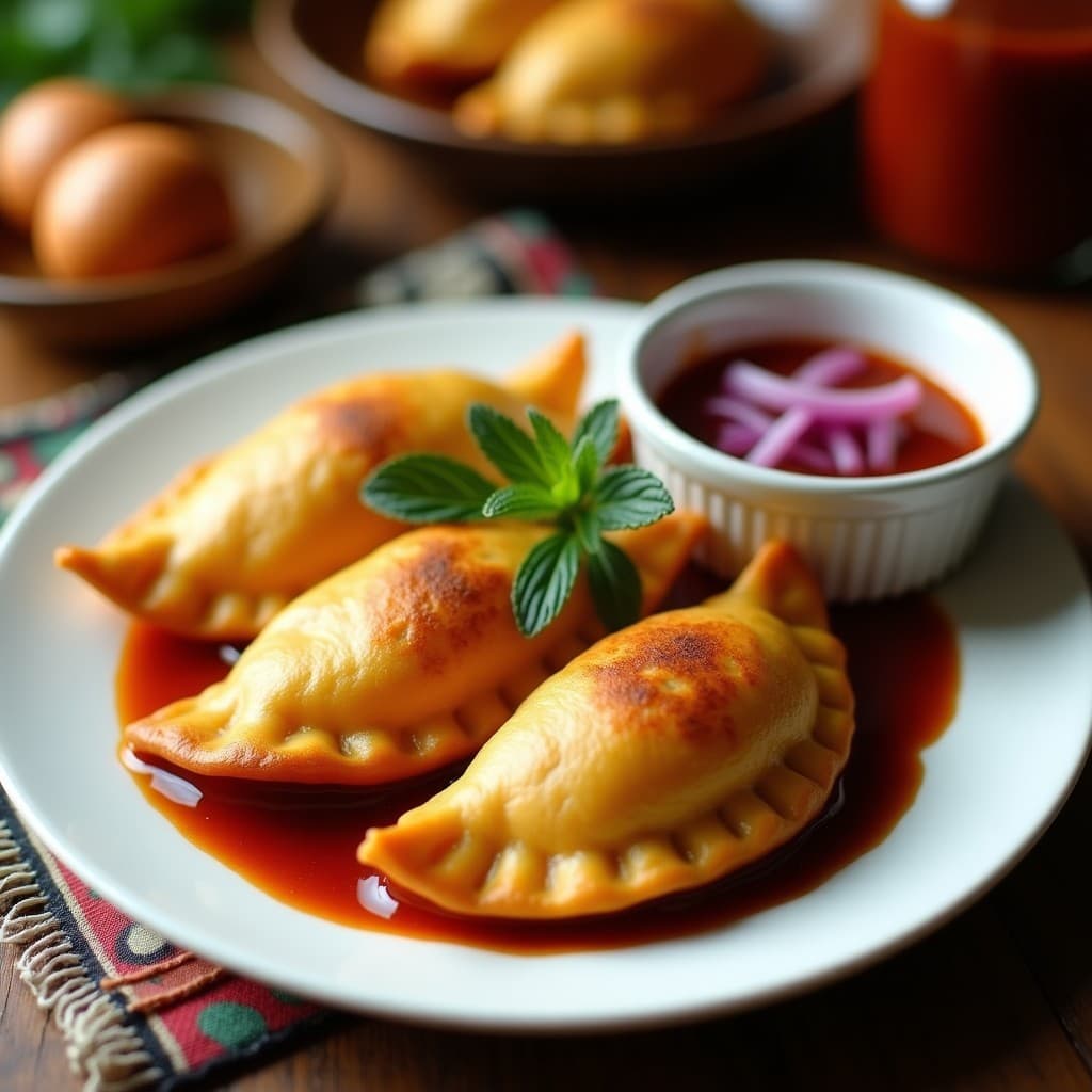 Empanadas de Yuca y Pollo en Adobo: Receta Peruana en Olla Exprés y Sin Gluten