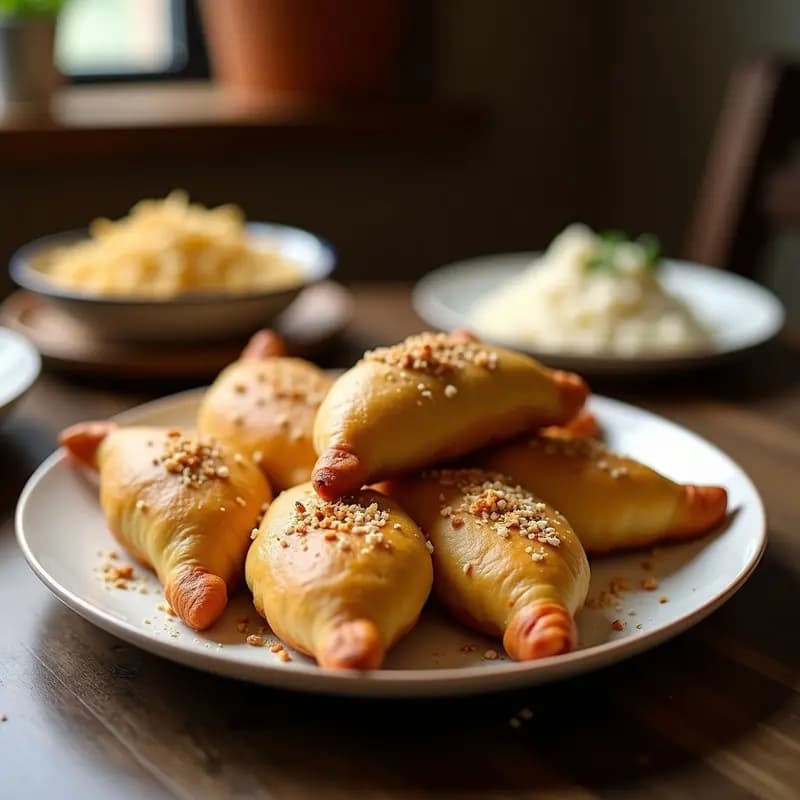 Empanadas de Masa de Yuca Rellena de Pollo al Chili: Receta Colombia en Olla Express