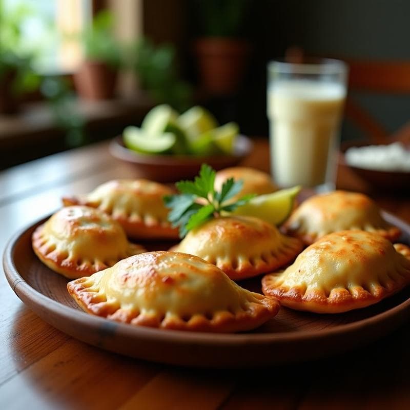 Empanadas de Yuca y Queso de Almendras: Receta Colombiana Sin Gluten y Vegana