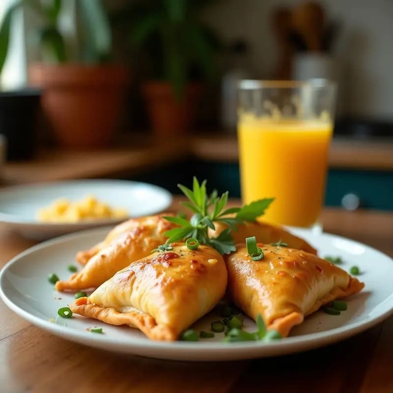 Empanadas de Yuca y Queso de Anacardos: Receta Vegana de las Islas Canarias en Airfryer