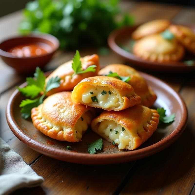 Empanadas de Yuca y Queso Fresco: Receta Colombiana sin Harina para Airfryer