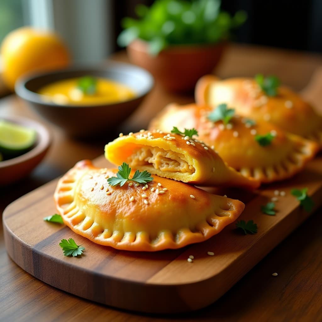 Empanadas de Yuca Rellenas de Pollo al Ají Amarillo: Receta sin Harina en Airfryer