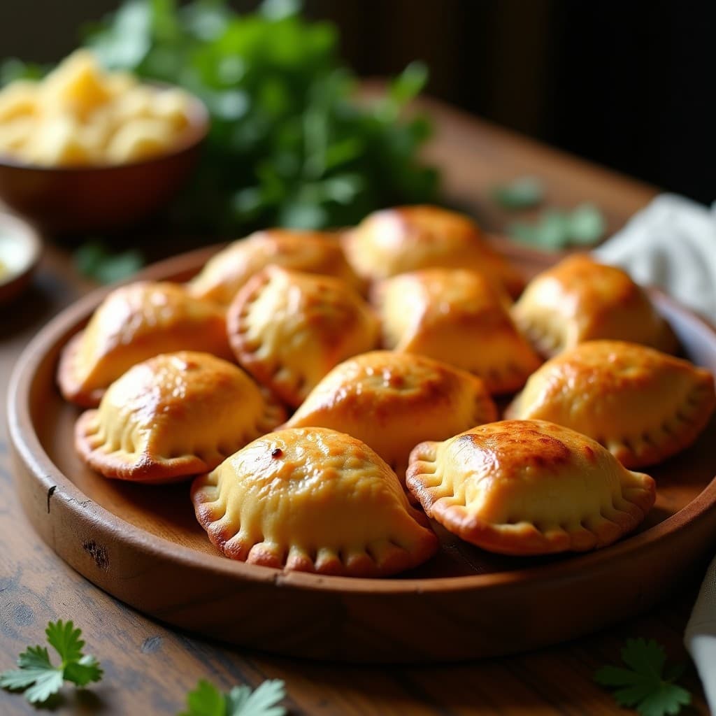 Empanadas de Masa de Yuca con Relleno de Carimañola al Horno: Receta Colombiana Sin Gluten