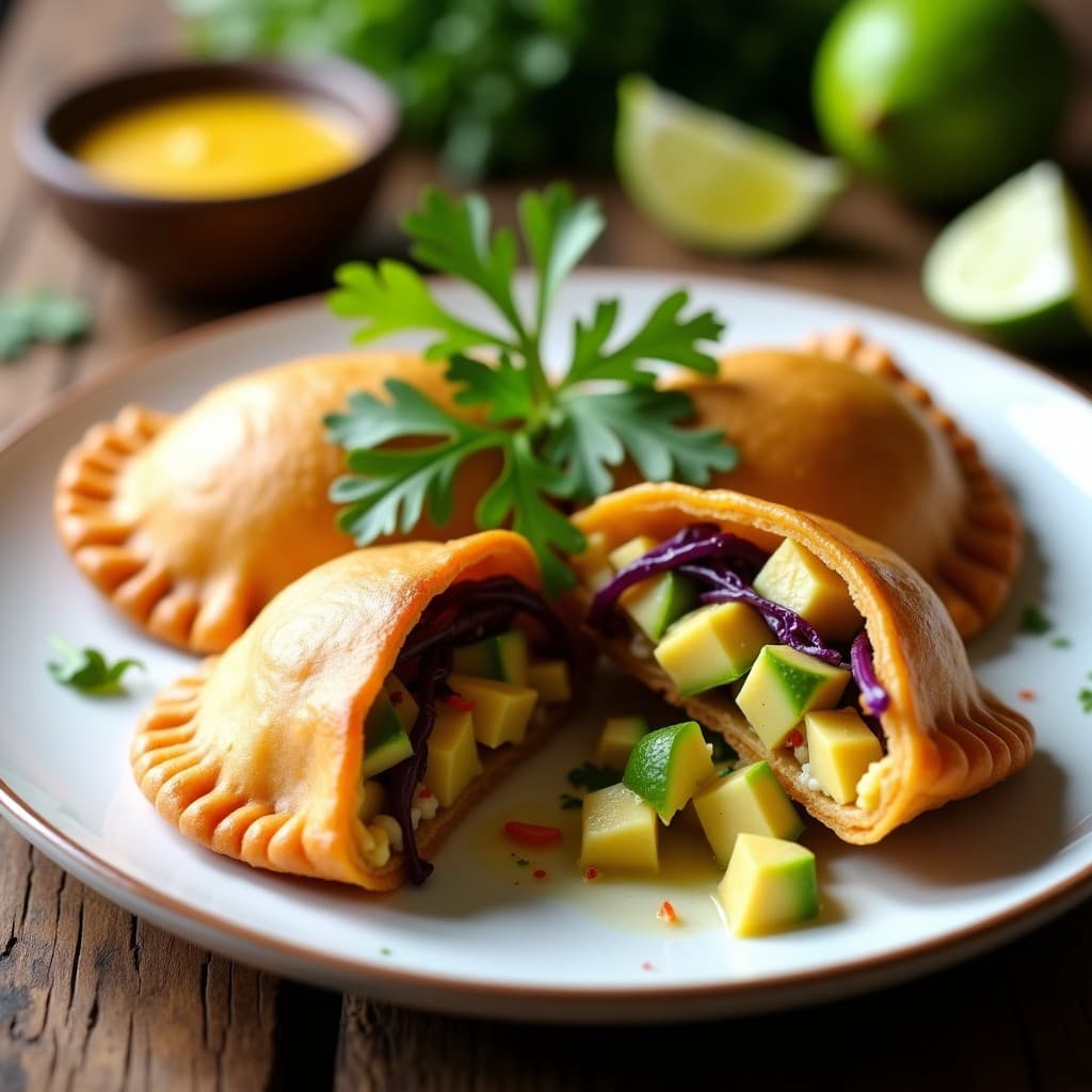 Empanadas de Masa de Yuca y Relleno de Ceviche de Palmito: Receta Peruana Sin Gluten