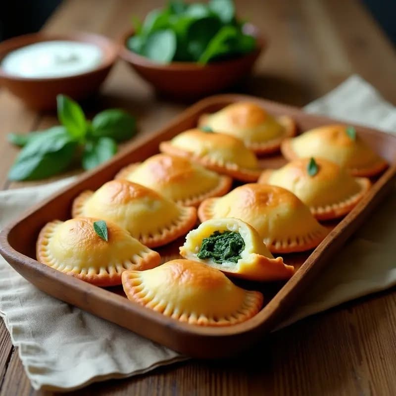 Empanadas de Yukón Gold y Espinaca con Masa de Harina de Almendra: Receta Sin Gluten en Thermomix