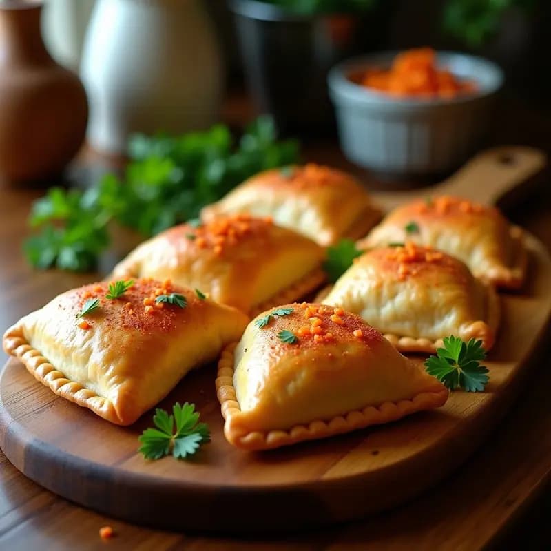 Empanadas Gallegas de Zamburiñas y Pimentón: Receta Española Crujiente en Thermomix