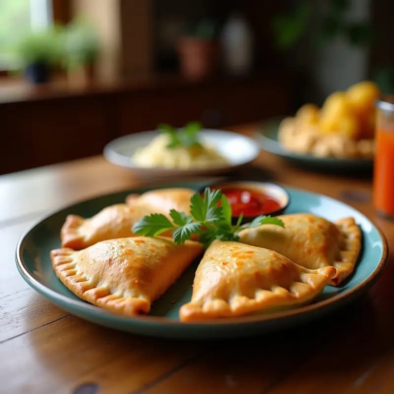 Empanadas Gallegas de Zamburiñas y Pimientos del Padrón: Receta Tradition en Airfryer