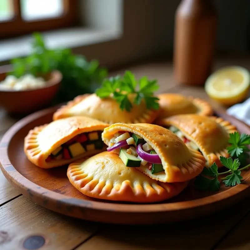 Empedanadas Gallegas de Zamburiñas y Verduras: Receta de Mar en Airfryer