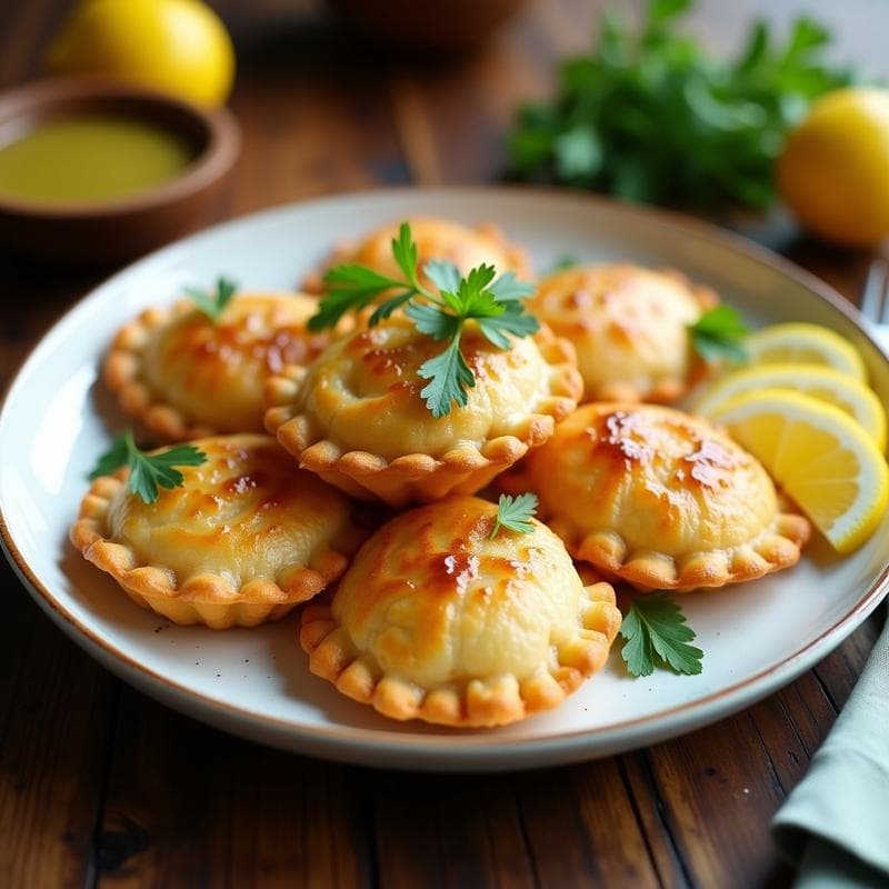 Empanadillas de Algas Kombu y Gambas: Receta Española en Airfryer con Toque Marino