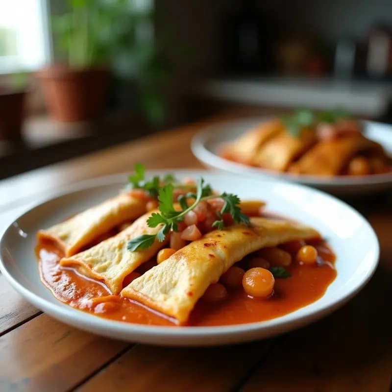 Empanadillas de Algas Wakame y Gambas con Masa de batata Morada: Receta Marina en Airfryer