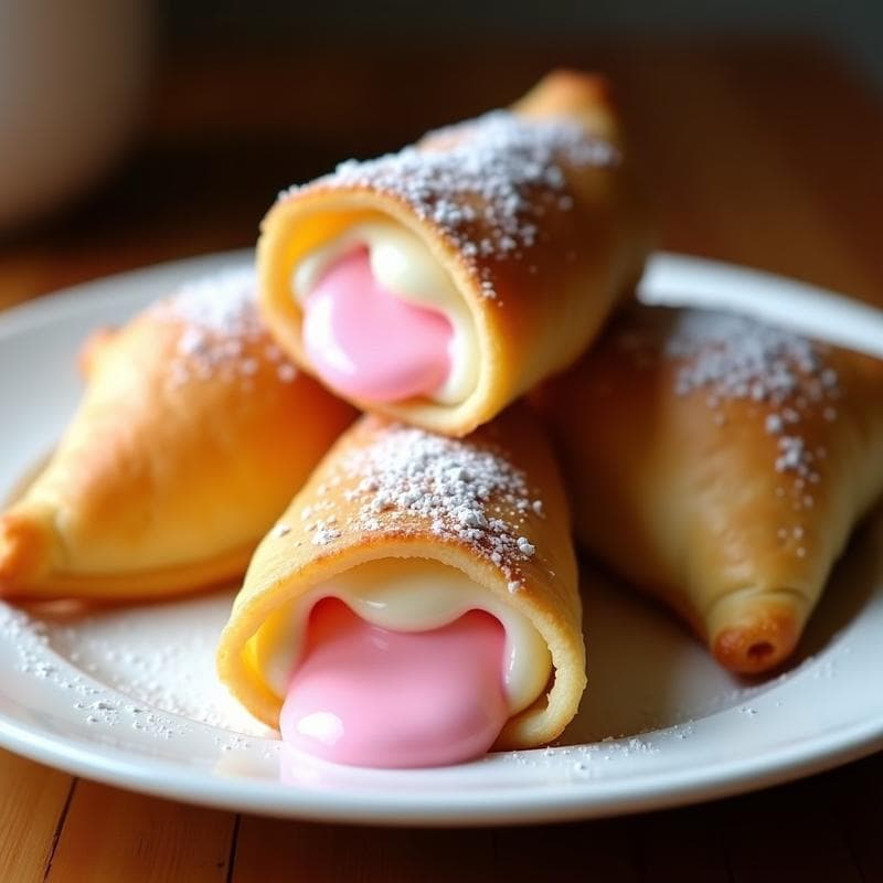 Empanadillas de Algodón de Azúcar y Queso Crema: Postre Argentino Inusual en 20 Minutos
