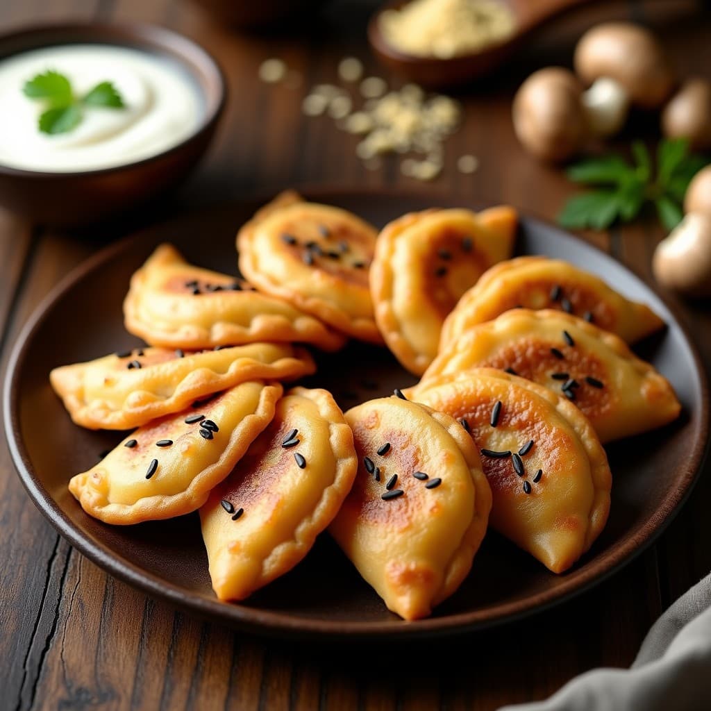 Empanadillas de Harina de Almendra y Champiñones Shitake: Receta Sin Gluten en Airfryer con Toque Umami