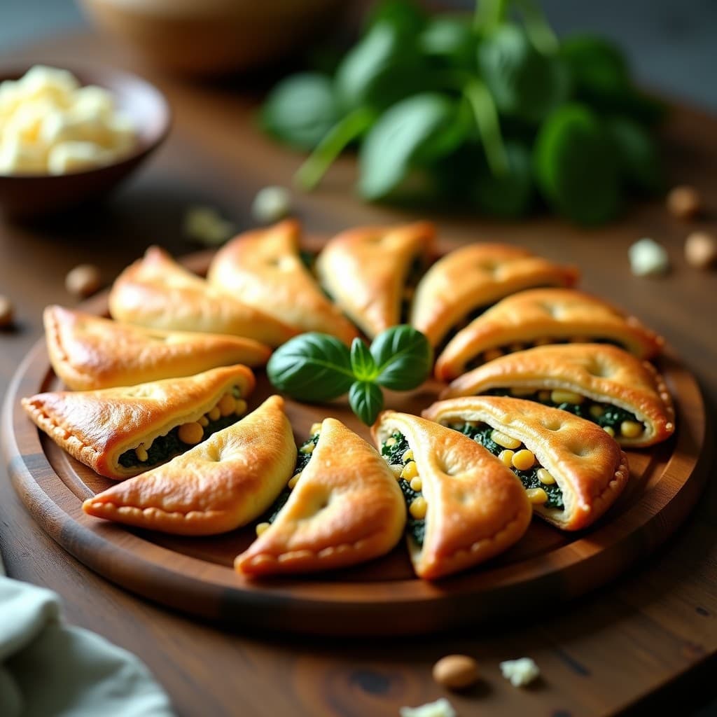 Empanadillas de Masa de Almendra con Relleno de Espinacas y Pasas: Receta Sin Gluten para Tupper