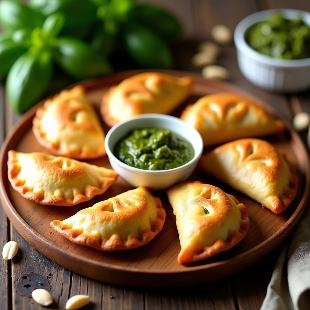 Empanadillas de Harina de Almendra y Pollo al Pesto: Receta Keto en Airfryer Crujiente