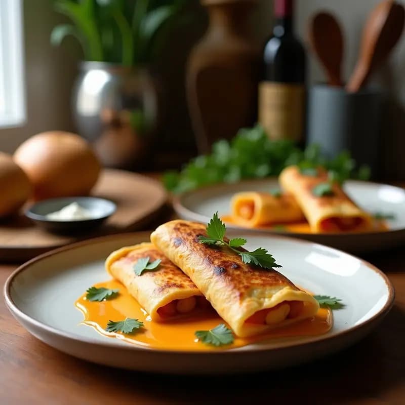 Empanadillas de Anyo y Queso de Cabra con Salsa de Higuereta: Receta Canaria en Airfryer