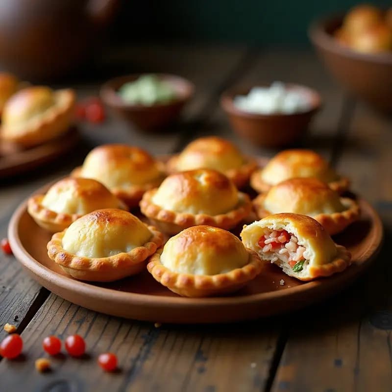 Empanadillas de Bacalao y Pimiento Choricero: Receta de Tapa con Toque Vasco