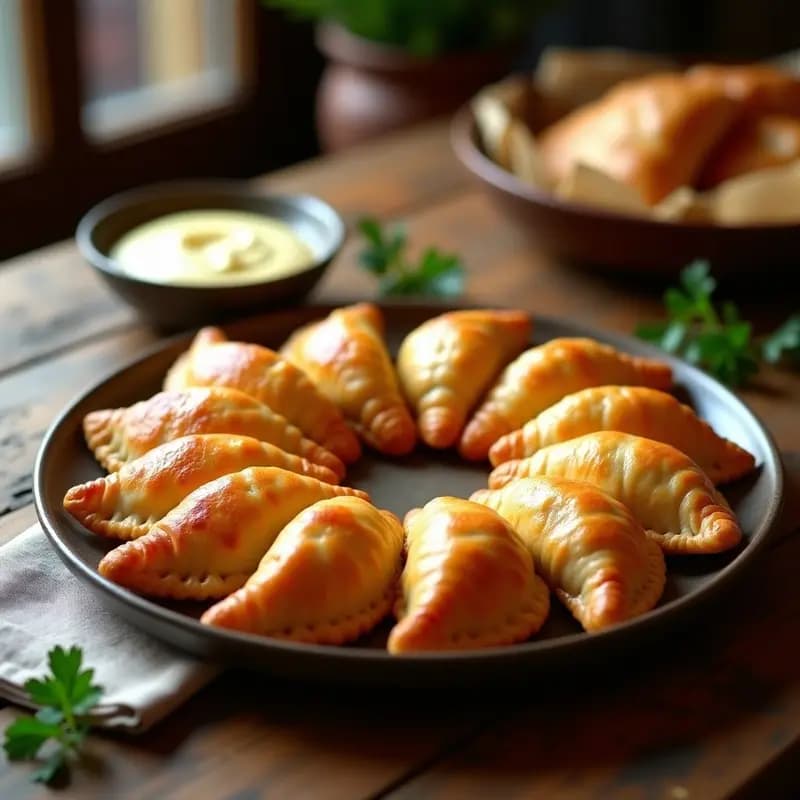 Empanadillas de Bacalao y Pimiento Rojo: Receta Gallega Tradicional y Fácil