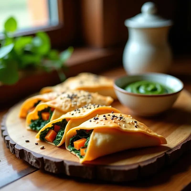 Empanadillas de Batata y Espinacas: Receta Argentina Vegana en Hoja de Filo