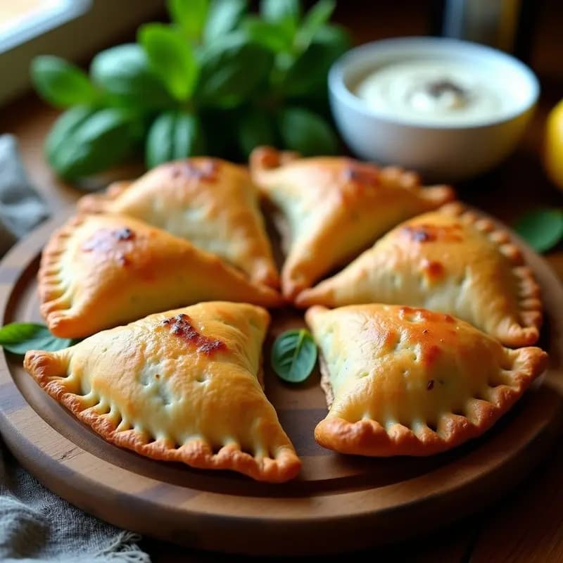 Empanadillas de Berberecho y Albahaca con Masa de Espelta: Receta Gallega Gourmet en Airfryer
