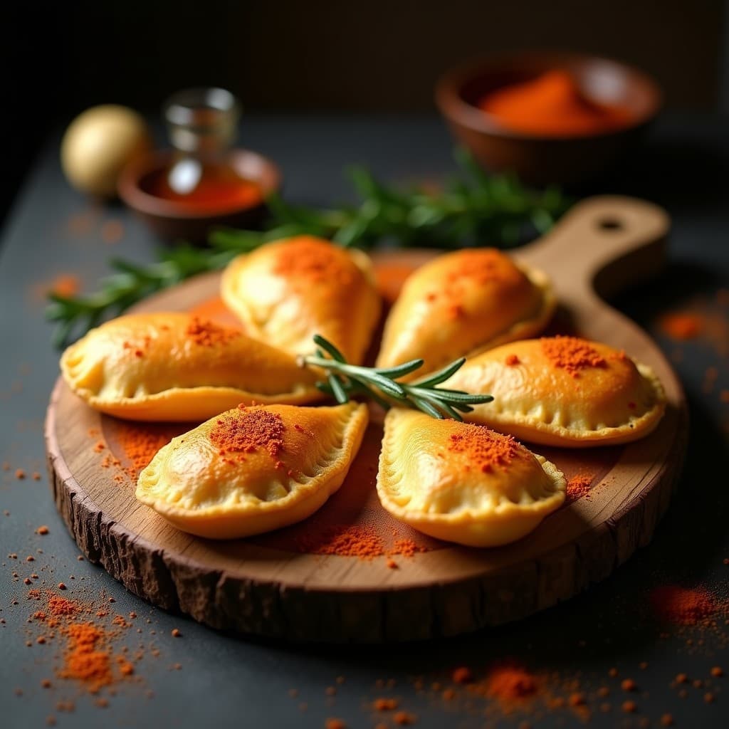 Empanadillas de Berenjena y Queso de Cabra al Pimentón de la Vera: Receta en Airfryer Sin Gluten