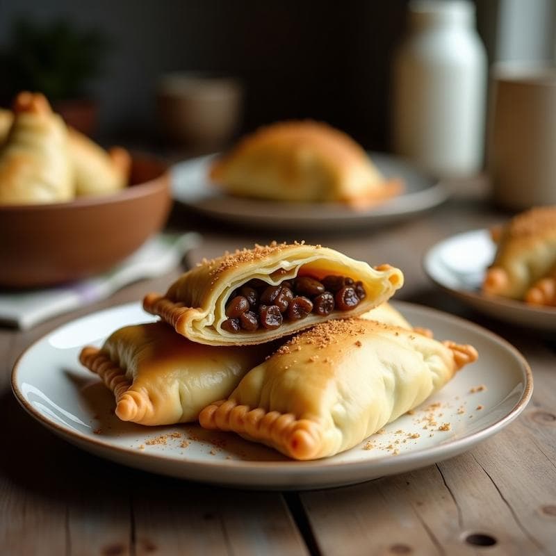 Empanadillas de Berza y Pasas con Manteca de Coco: Receta Española Vegana y Sin Gluten