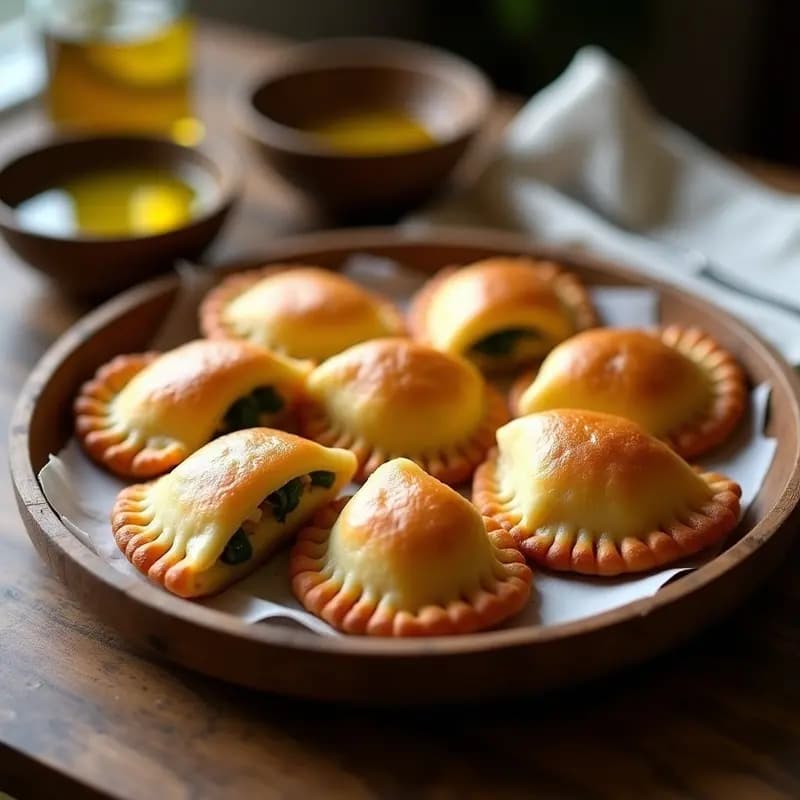 Empanadillas de Bonito y Pimiento del Padrón: Tapa Tradicional con Toque Gallego