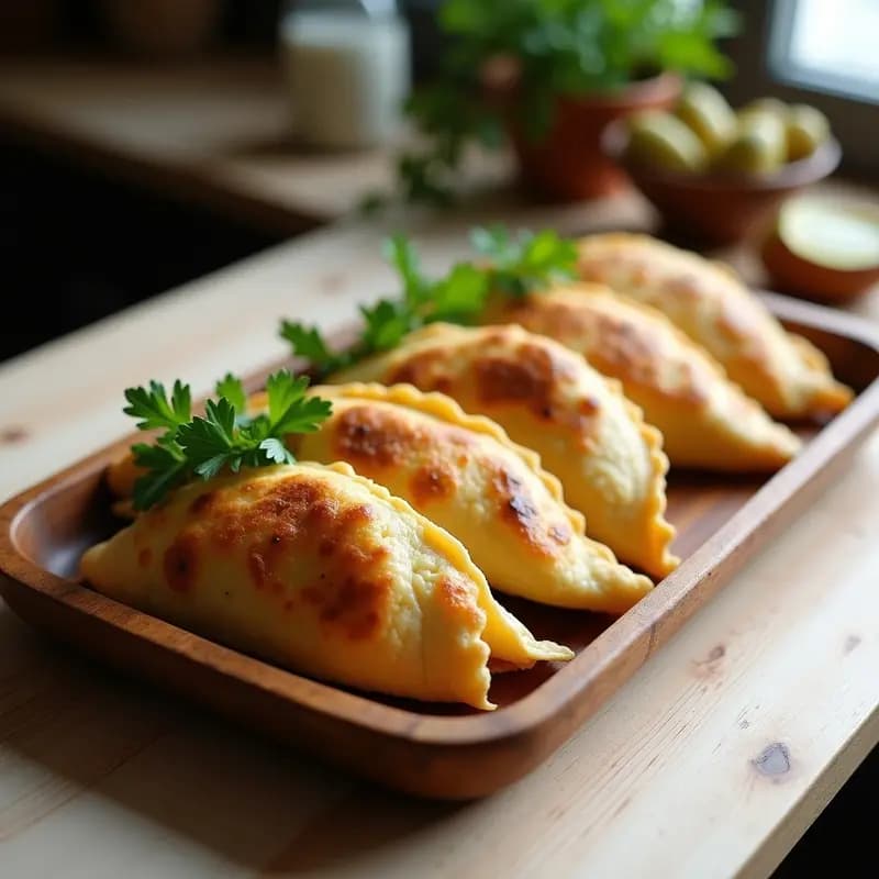 Empanadillas de Carne de Res y Aceitunas con Masa de Coliflor: Receta Argentina Keto