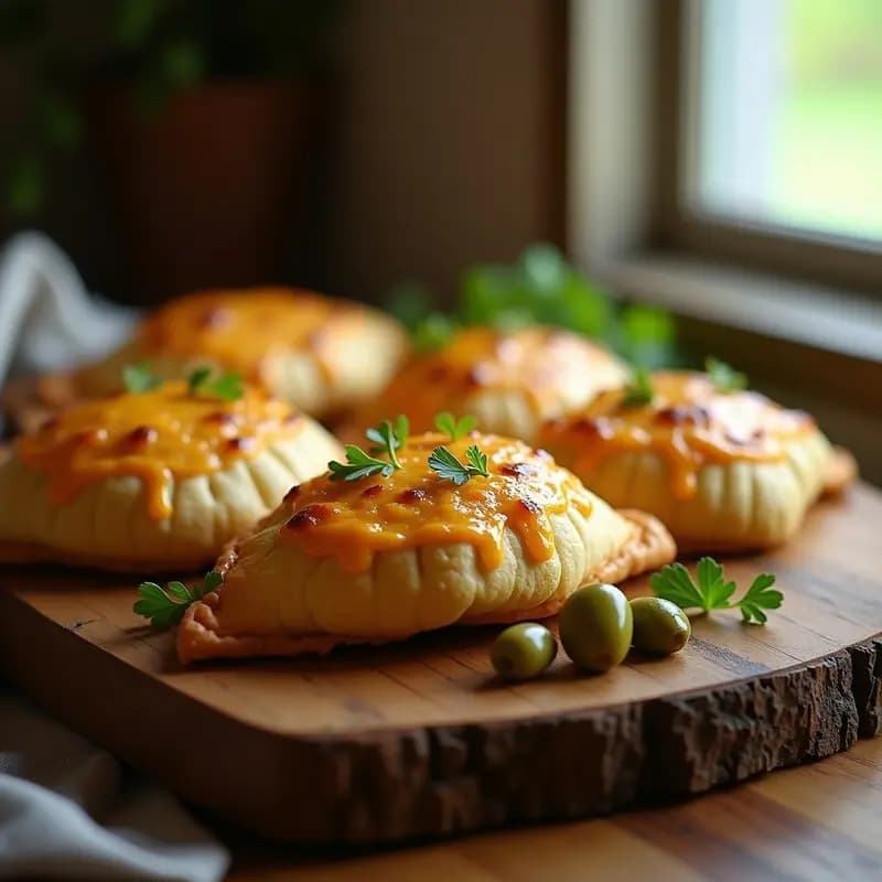 Empanadillas Argentinas de Carne y Aceitunas con Repulgue de Queso: Receta para Congelar