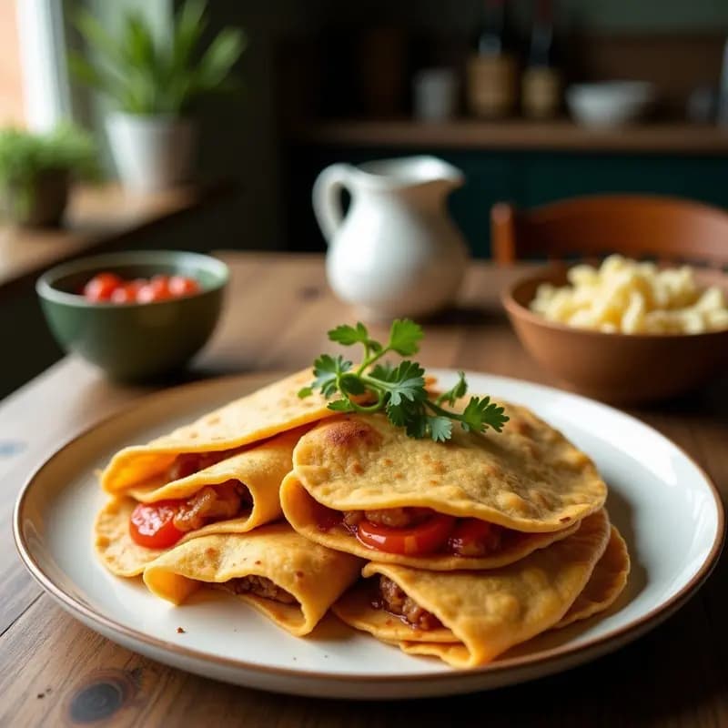 Empanadillas de Masa de Cassava y Relleno de Pulpo a la Gallega: Aperitivo Sin Gluten