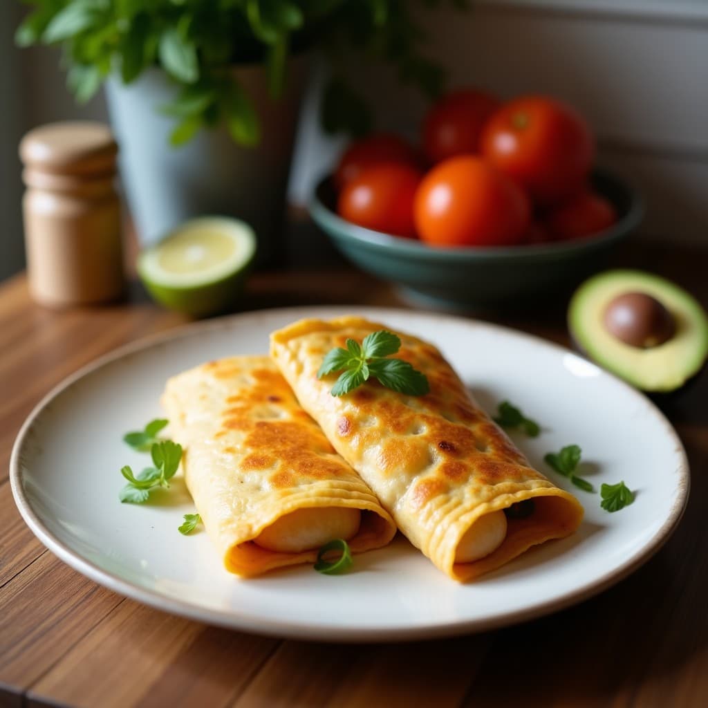 Empanadillas de Masa de Coliflor con Relleno de Champiñones y Trufa: Receta Española Keto