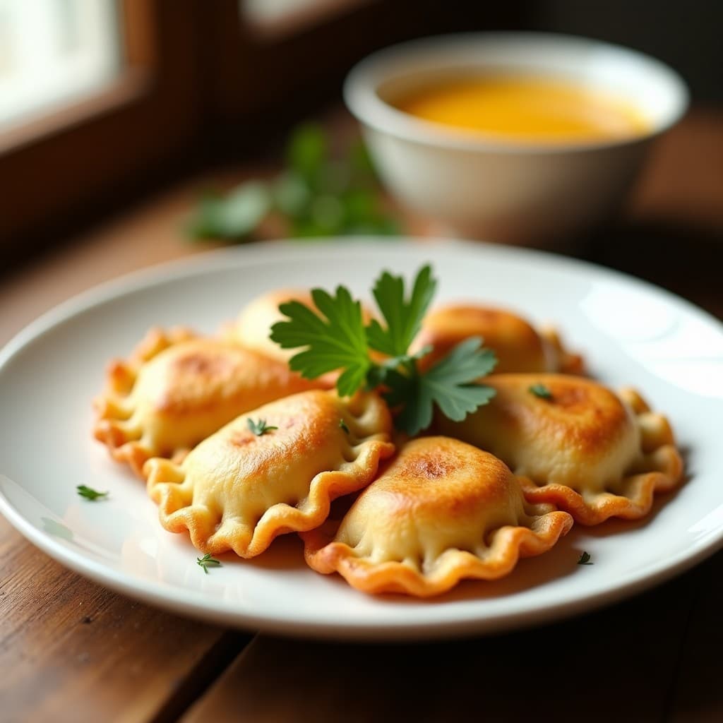 Empanadillas de Masa de Coliflor y pulp de Lúcuma: Receta Peruana Keto en Airfryer