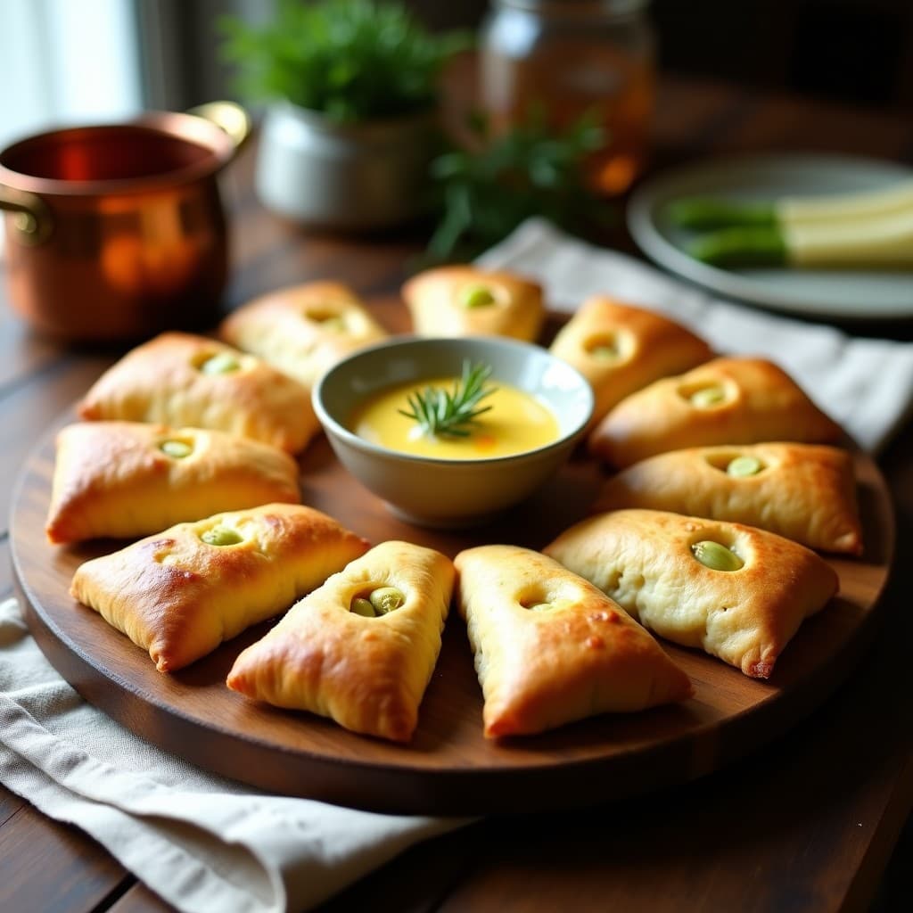 Empanadillas de Espárragos Blancs y Queso de Almendras: Receta Vegana en Thermomix con Toque Francés