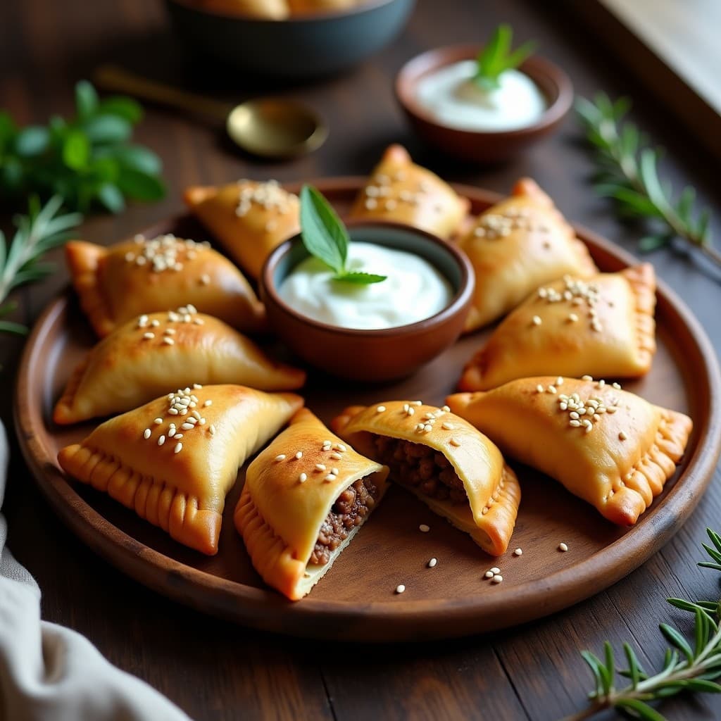 Empanadillas de Espelta Rellenas de Cordero al Ras el Hanout: Receta Marroquí en Olla Lenta y Especiada