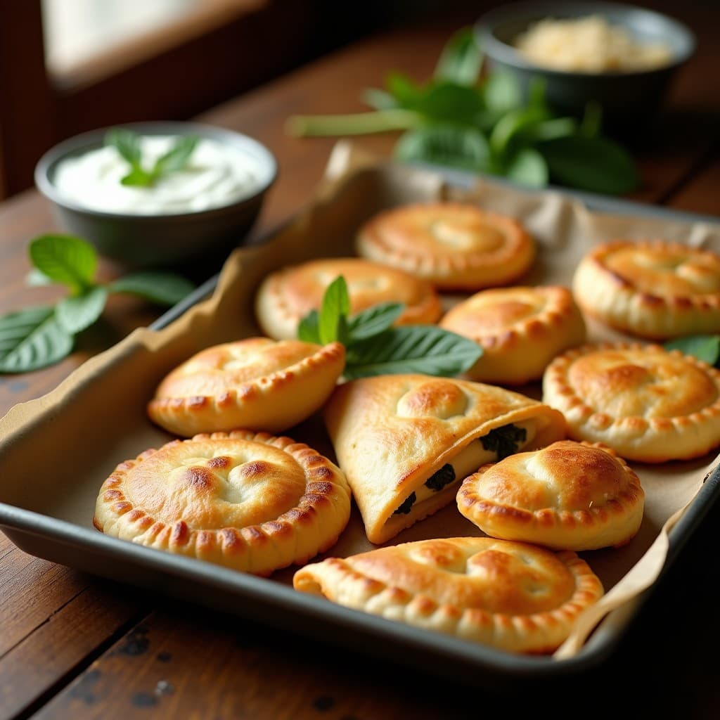 Empanadillas de Espinacas y Queso de Almendras: Receta Española en Thermomix Sin Harina de Trigo