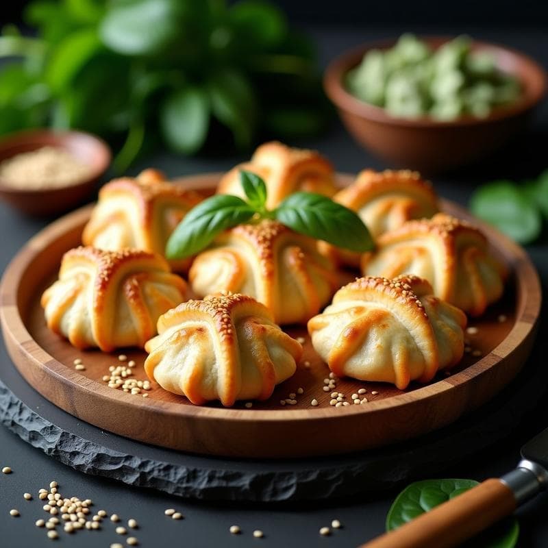 Empanadillas de Espinacas y Tofu Sedoso con Masa de Arroz: Receta Sin Gluten en Thermomix