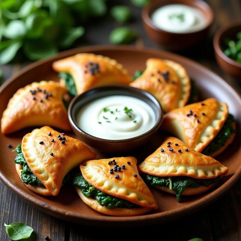 Empanadillas de Espinacas y Tofu Umami: Receta en Airfryer Crujiente y Sin Aceite