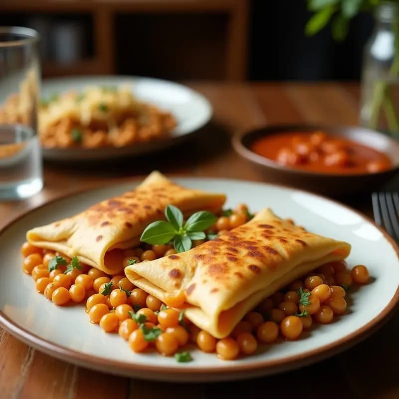 Empanadillas de Masa de Garbanzo Rellena de Cordero y Higos: Receta Marroquí Tradicional