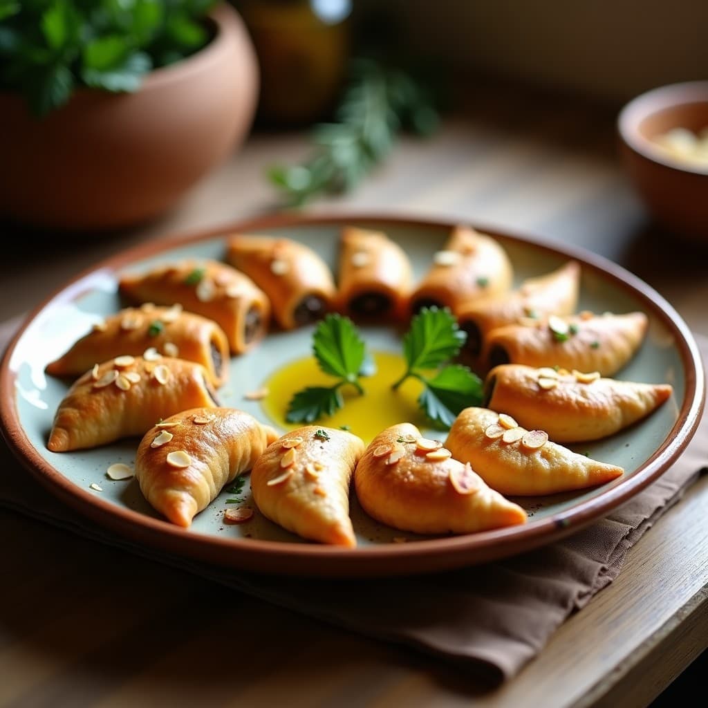 Empanadillas de Harina de Almendra y Berenjena Asada: Receta Española Sin Gluten en Thermomix