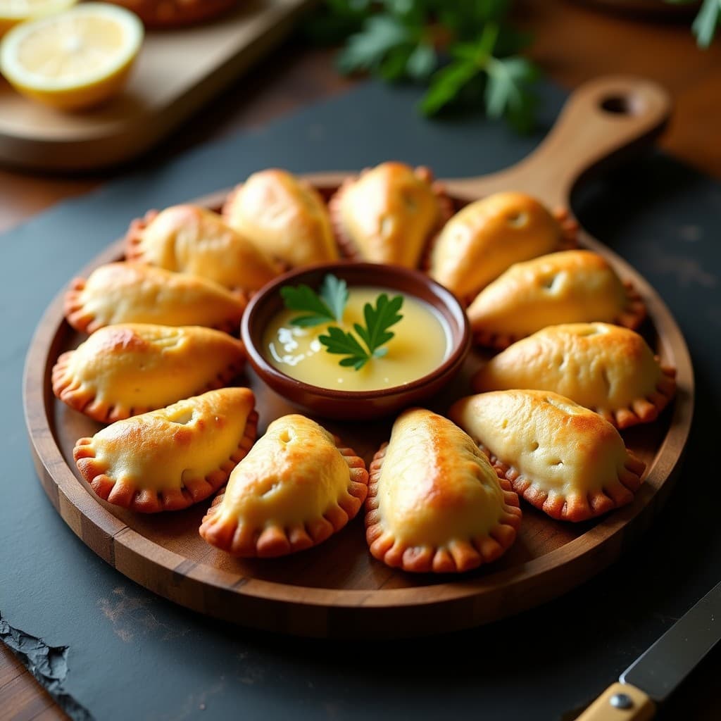 Empanadillas de Harina de Almendra Rellenas de Brandada de Bacalao: Receta Española Keto en Airfryer