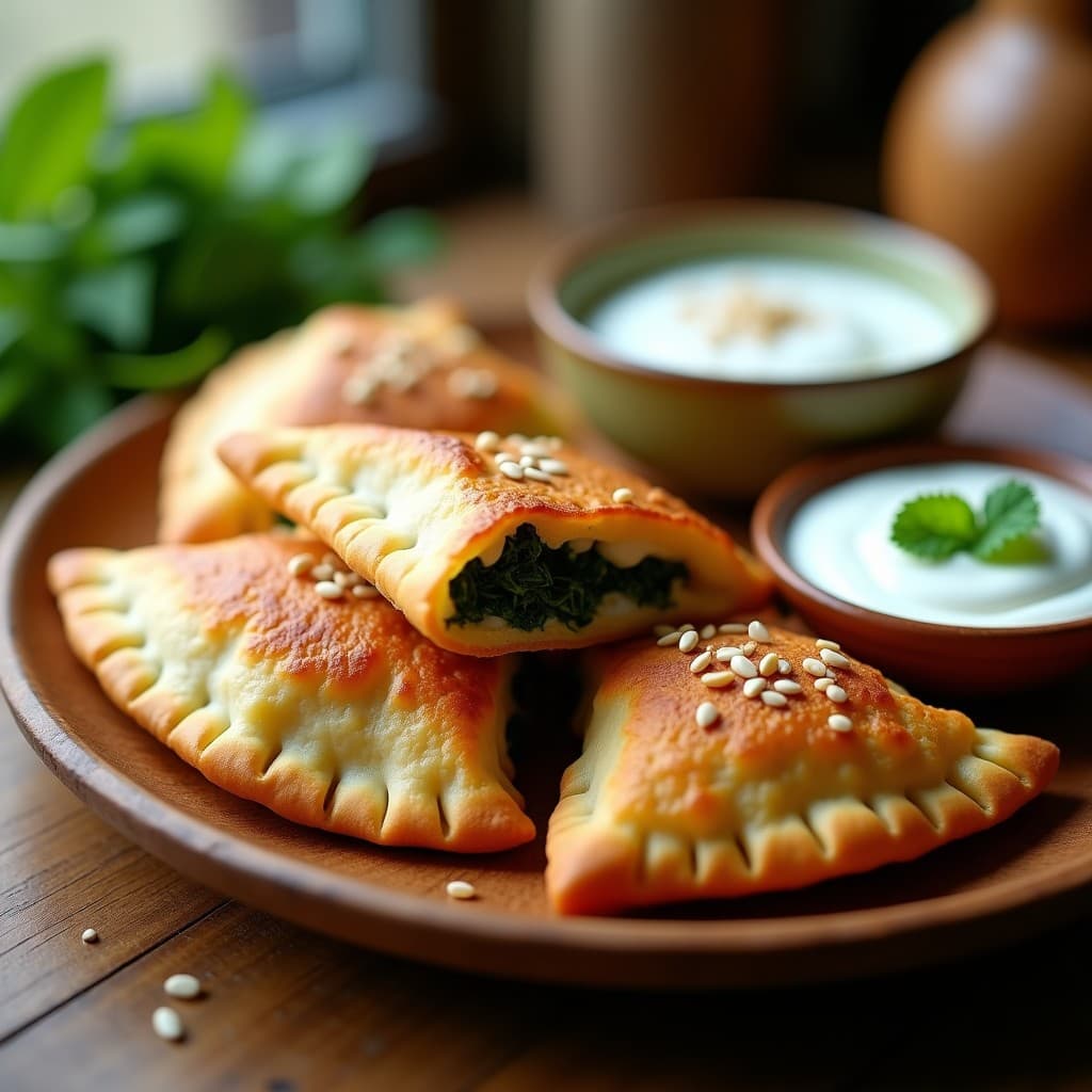 Empanadillas de Harina de Almendra con Relleno de Espinacas y Piñones: Receta Keto Sin Gluten