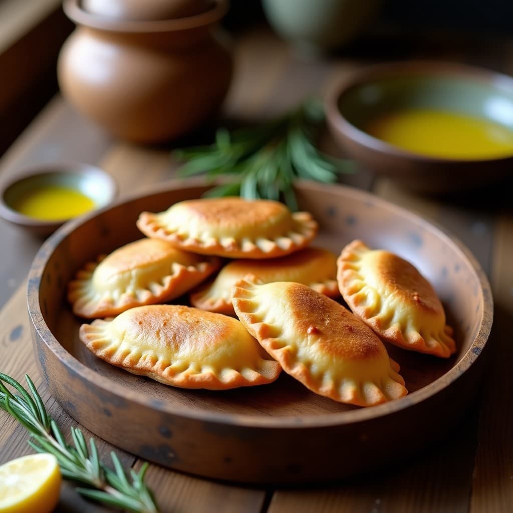 Empanadillas de Harina de Almendra con Relleno de Hongos Portobello: Receta Española Sin Gluten