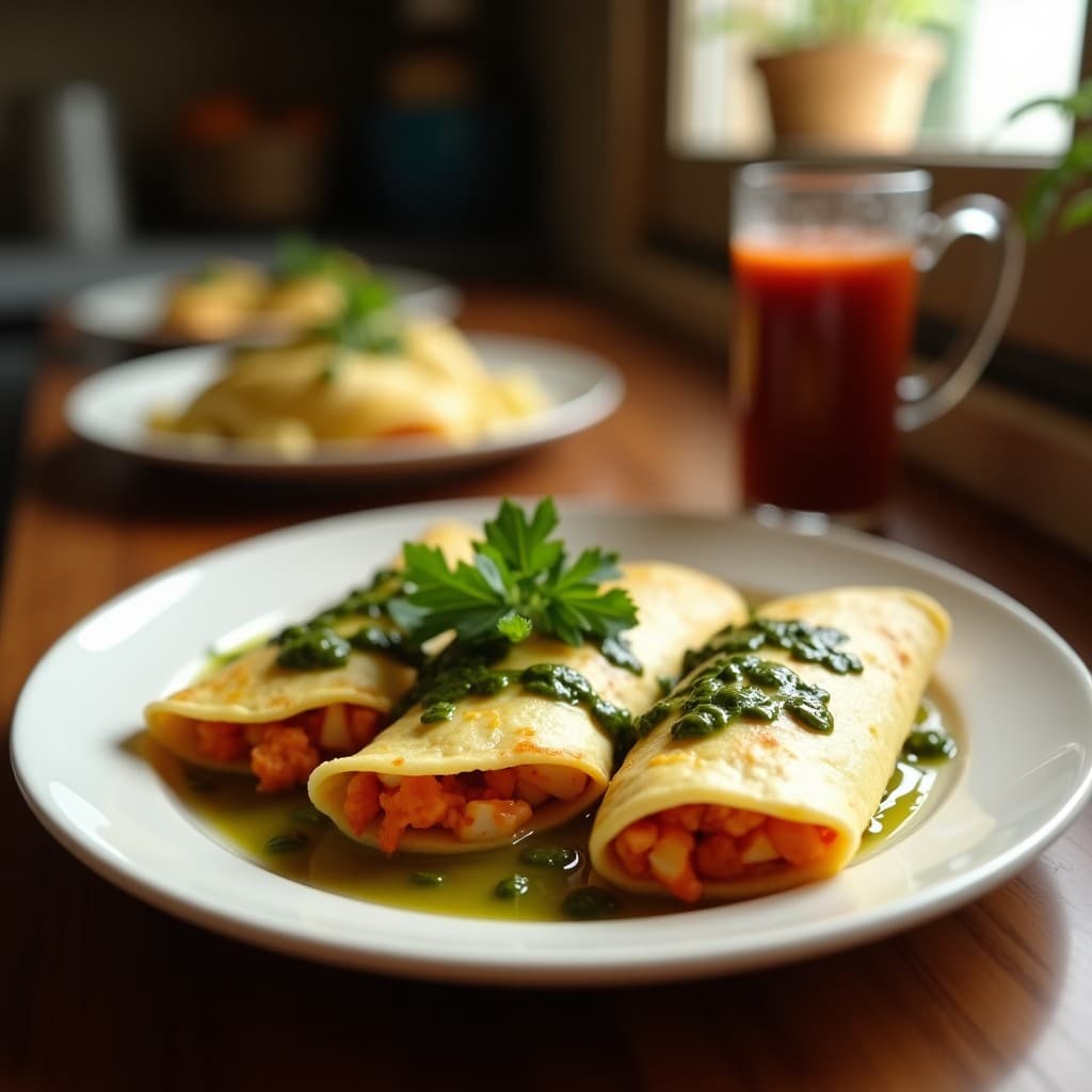 Empanadillas de Harina de Arroz Rellenas de Pollo al Chimichurri: Receta Argentina en Airfryer